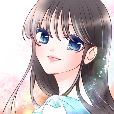 優しくて綺麗な少女漫画タッチのアイコン描きます キラキラの女の子を描くのが得意です！！ イメージ1