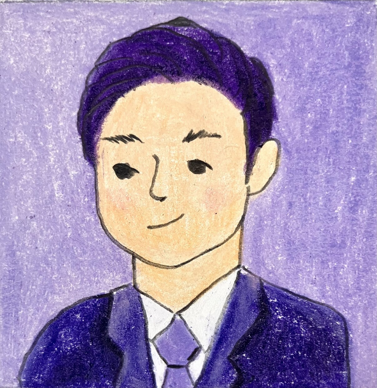 運気カラーの特別な似顔絵アイコンをお作りします 九星気学ブランディングカラー入り手描き似顔絵SNSアイコン用 イメージ6