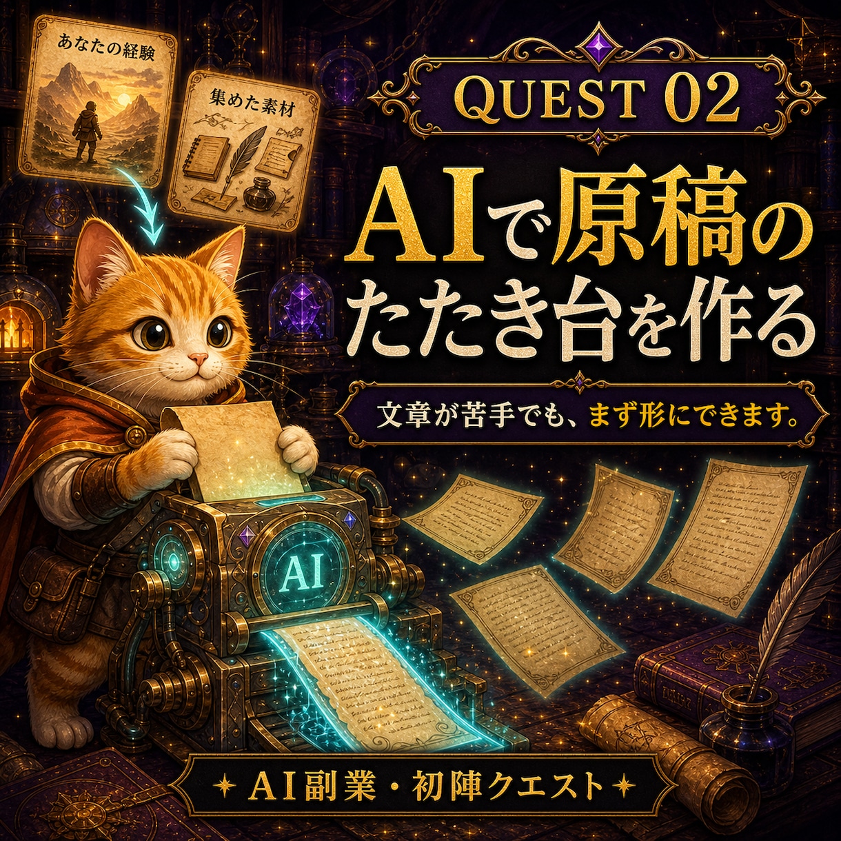 AI副業初心者のnote商品づくりを3日伴走します 経験の棚卸し→AIで本文作成→最初のnote出品まで進めます イメージ6
