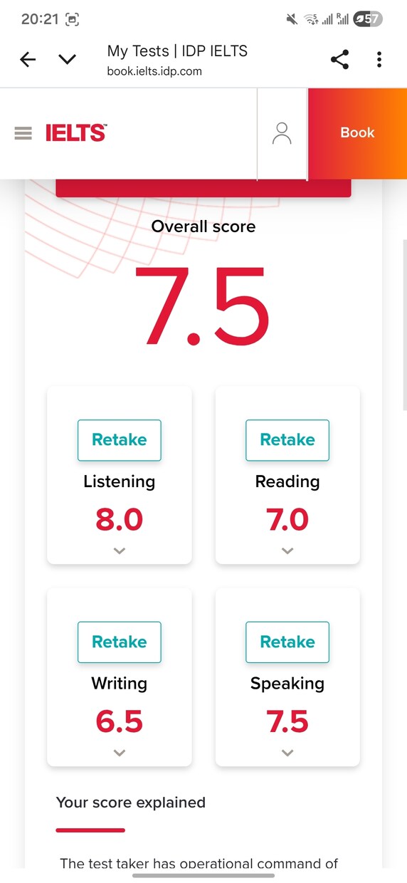 IELTSライティング、スピーキング対策手伝います Overall 7.5達成。ライティングを爆速に イメージ1