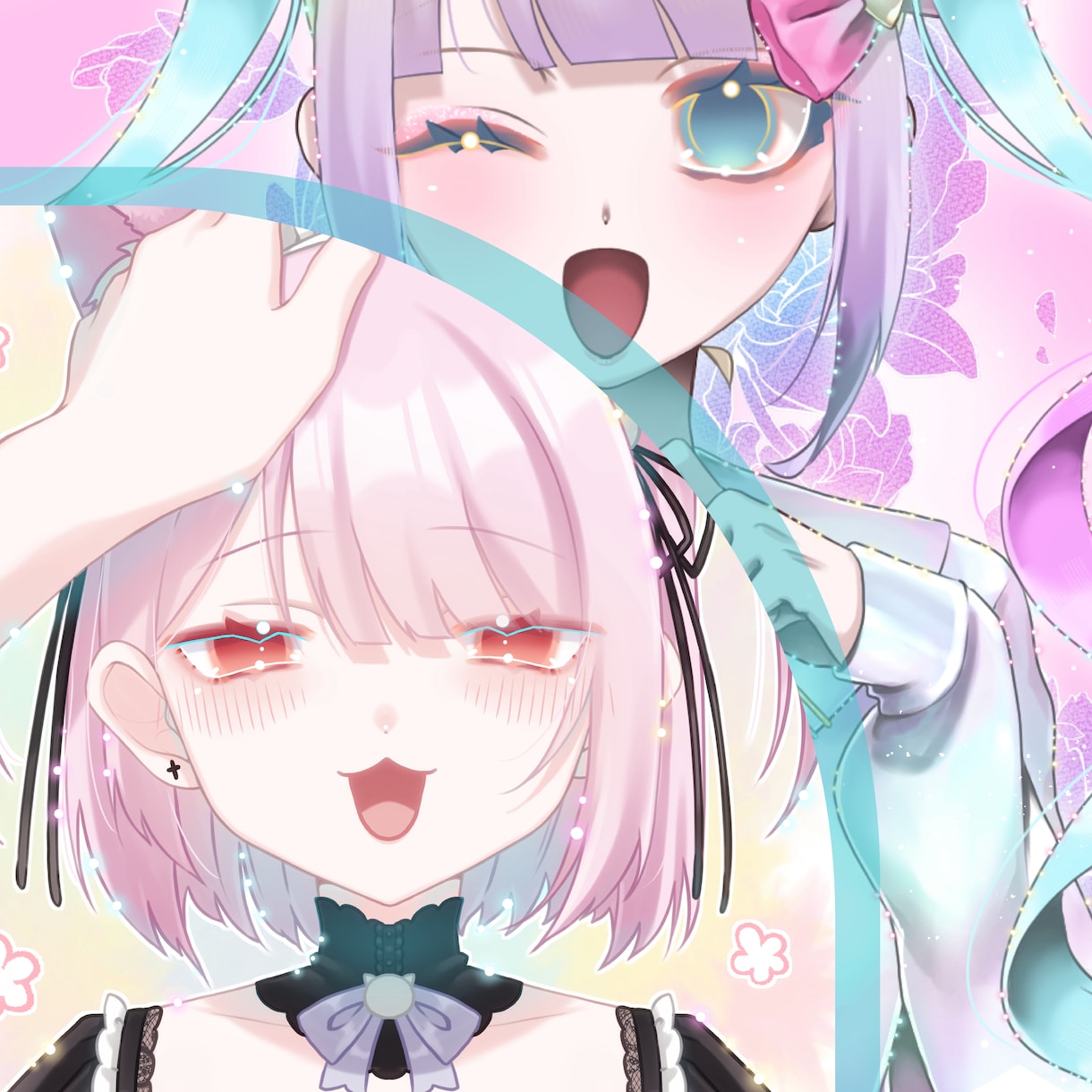 ふんわり可愛い雰囲気の女性を描きます 【ゆる塗り】絵本みたいなイラスト イメージ1