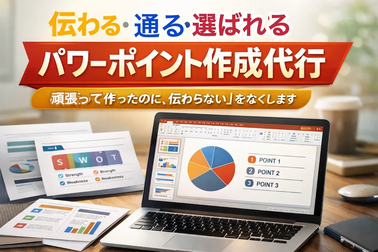レポート・発表・就活用に！見やすいパワポ作成します 中身はあなた、見せ方は私に任せてください！無料修正6回！！ イメージ1