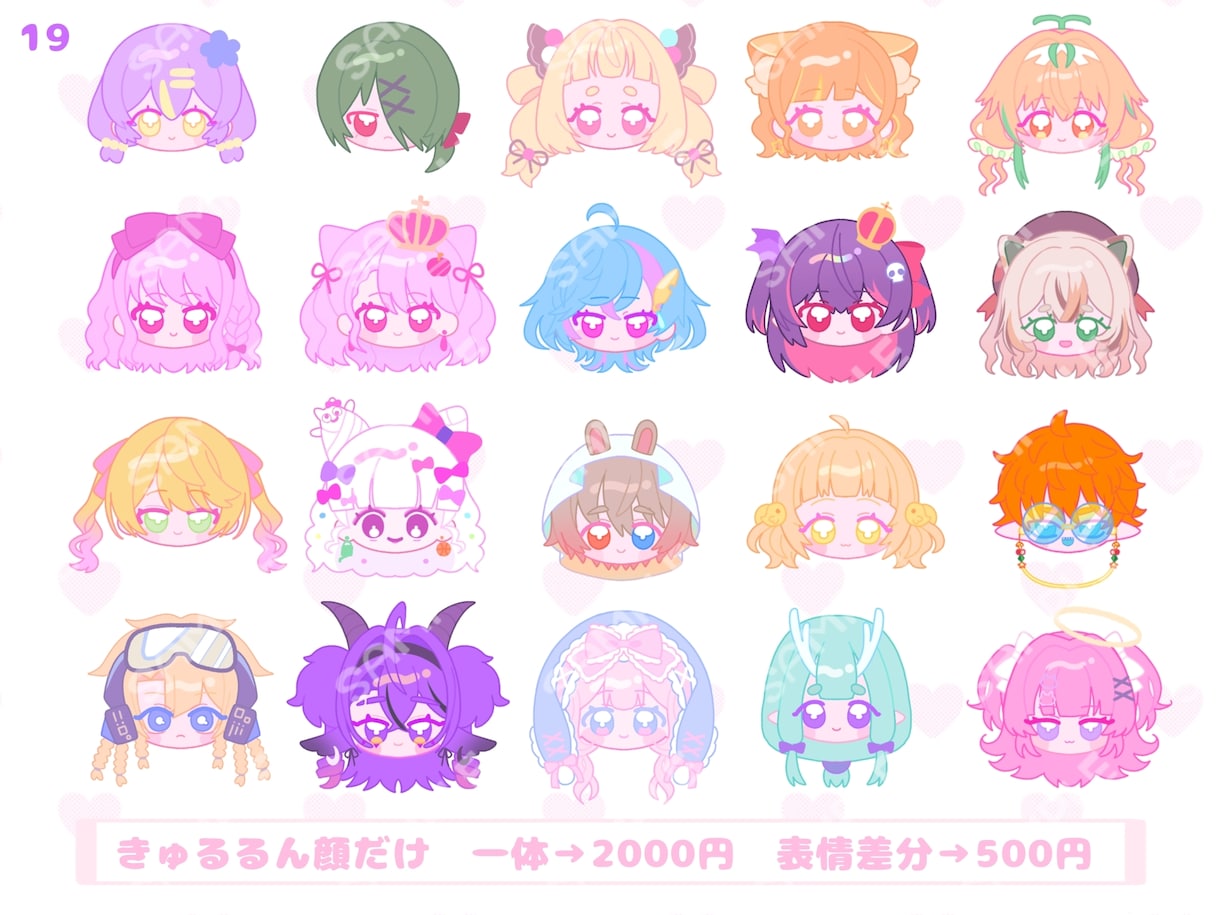 かわいいミニキャラ描きます アイコンやサムネイルなどにいかがでしょうか！ イメージ2
