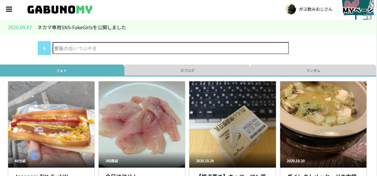 意識低い系SNSに貴方のサイト広告を掲載します 月10万PVのノリに乗ったSNSサイト イメージ2