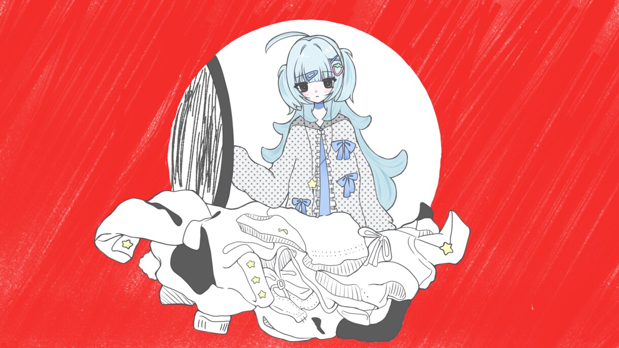 かわいい歌ってみた用イラスト描きます ちょい病み・かわいい女の子を描きます！ イメージ1