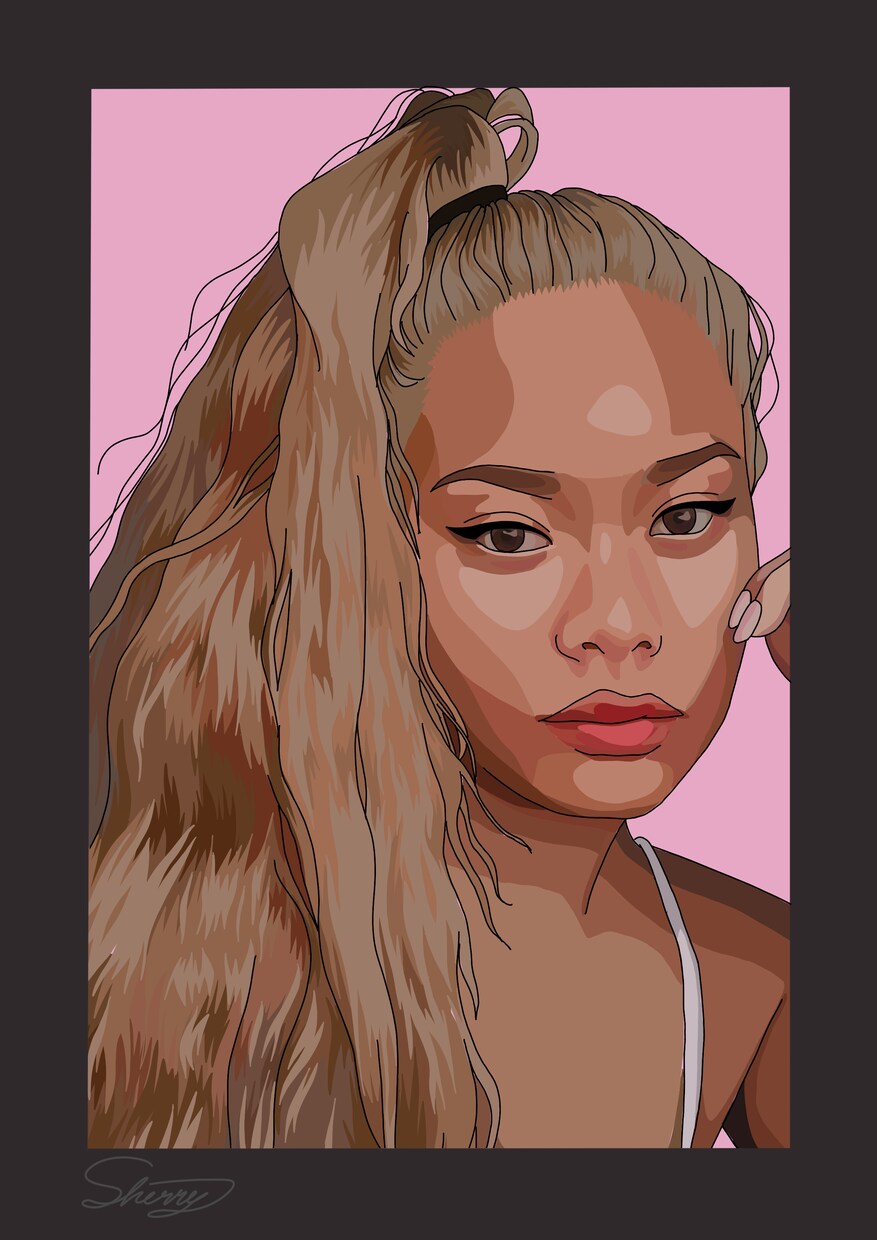 お洒落でPOPな似顔絵描きます SNSアイコンやプレゼントに最適♪ウェルカムボードにも♪ イメージ1