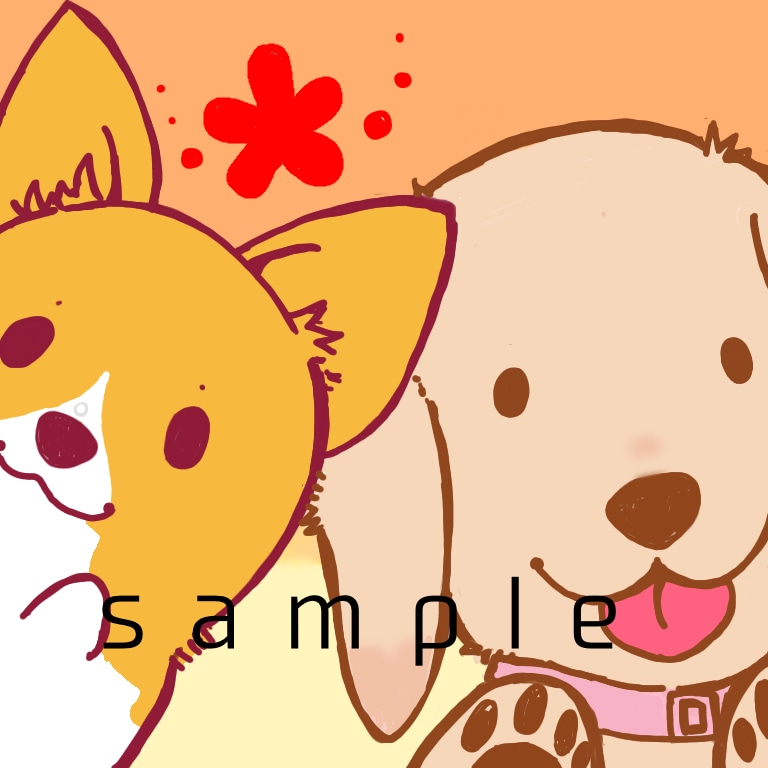 かわいいペット、動物イラスト描きます SNS等で使える可愛いイラスト描きます！ イメージ1