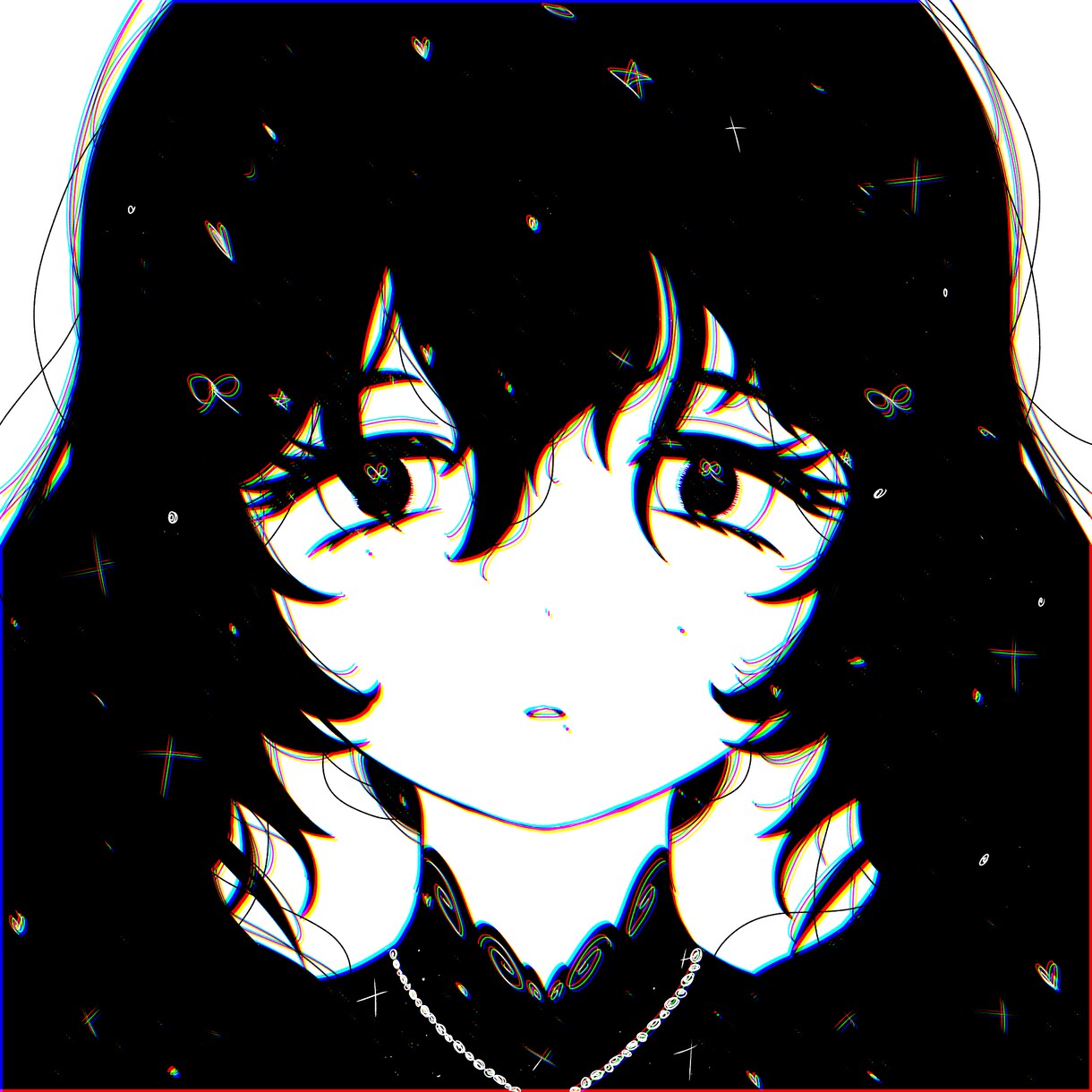 あなた様にオシャレな白黒アイコン描きます。ます 白黒以外にもイラスト描きます。 イメージ1