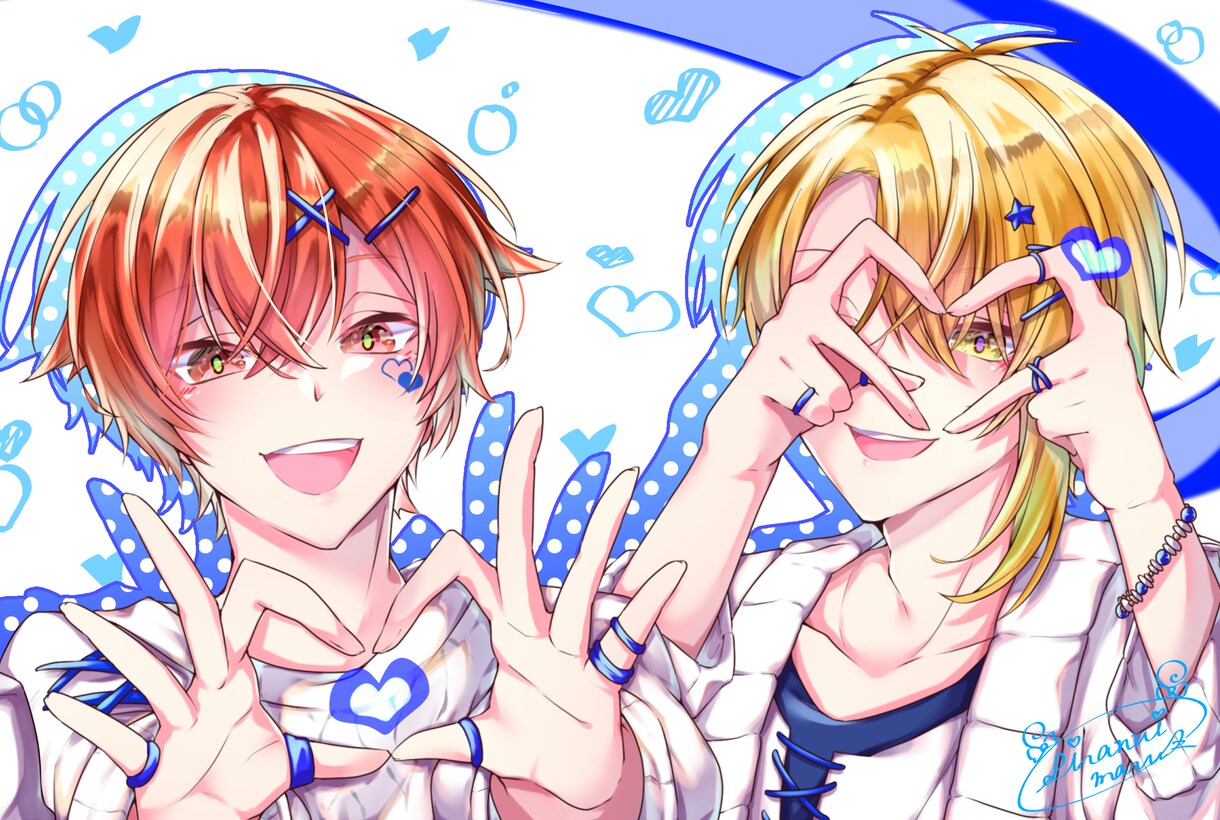 見栄えのある色鮮やかなイラスト提供します 動画/配信イラスト、サムネ、グッズ用、立ち絵など イメージ3