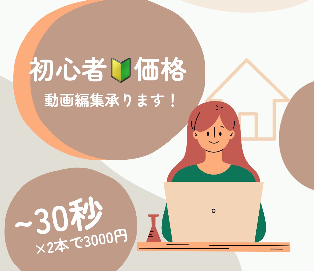 30秒動画2本を3000円で編集します 初心者価格！！SNS向けショート動画の2本セット イメージ1