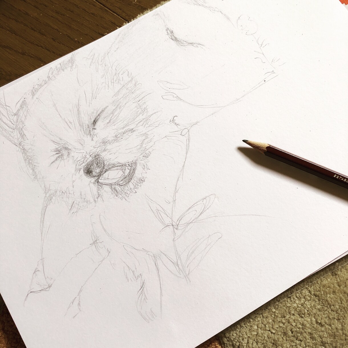 愛しいわんこさんの日常描きます 一緒にいた心地よい光景を描かせて頂きます。心に触れる絵 イメージ5