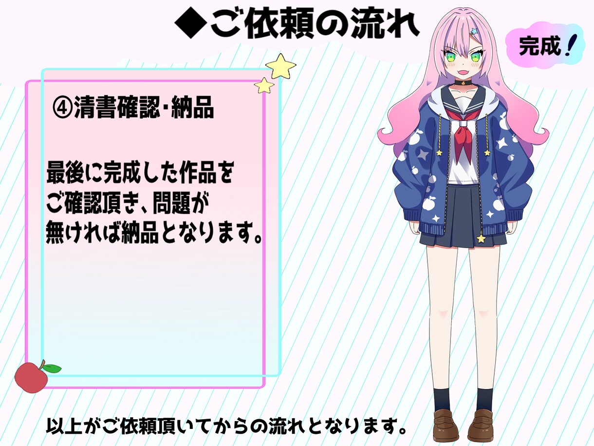 キャラデザイン¥5000で承ります ※商用利用OK※背景は今回のサービスでは承れません。 イメージ5