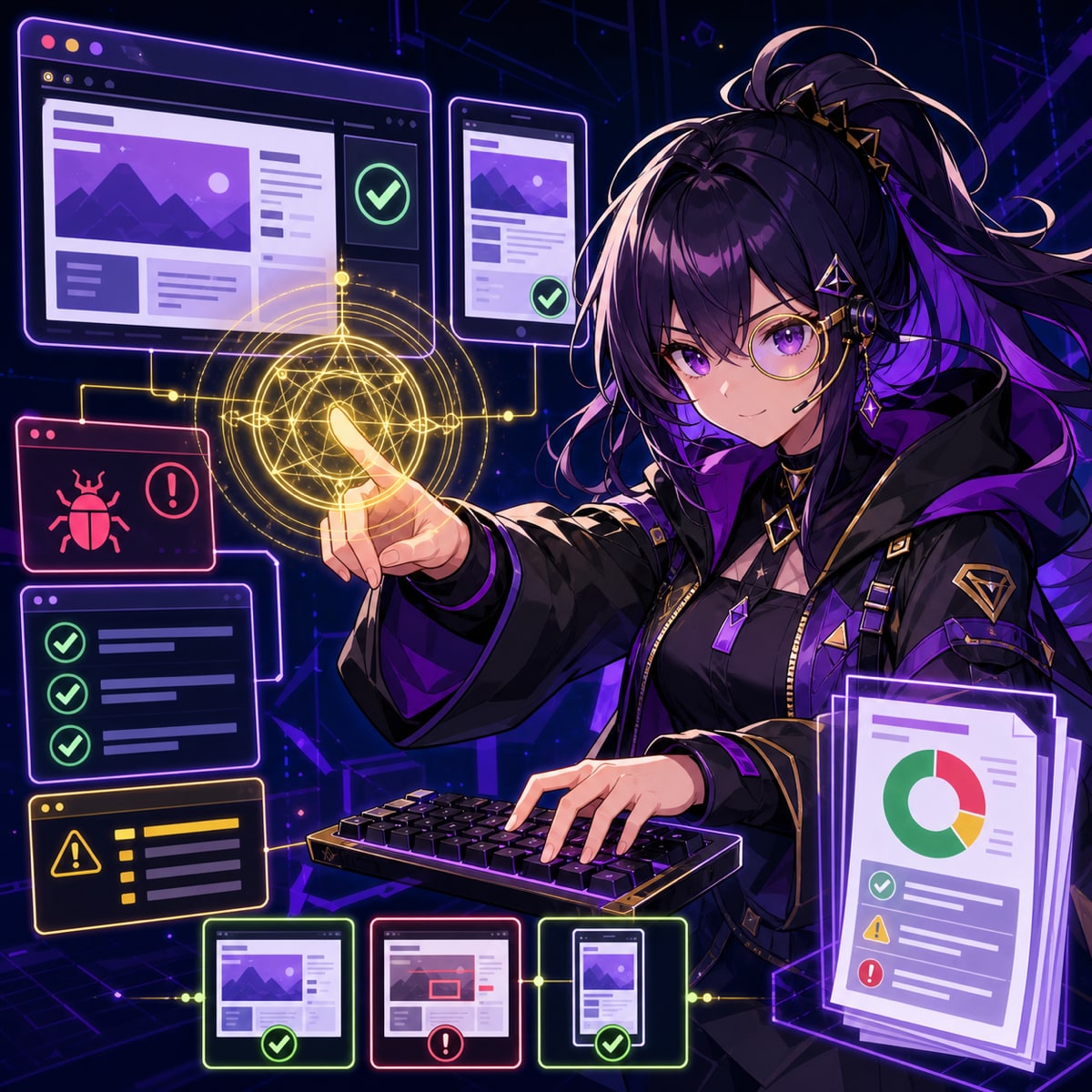 Webサイトの不具合を自動検査し報告します スマホ表示崩れ・リンク切れなどExcelとPDFで見える化！ イメージ1