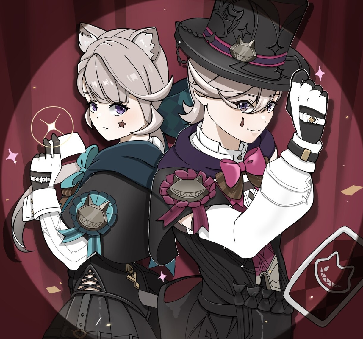 一次創作・二次創作のキャラクターイラストを描きます アニメ塗りのイラストを描きます！！ イメージ1