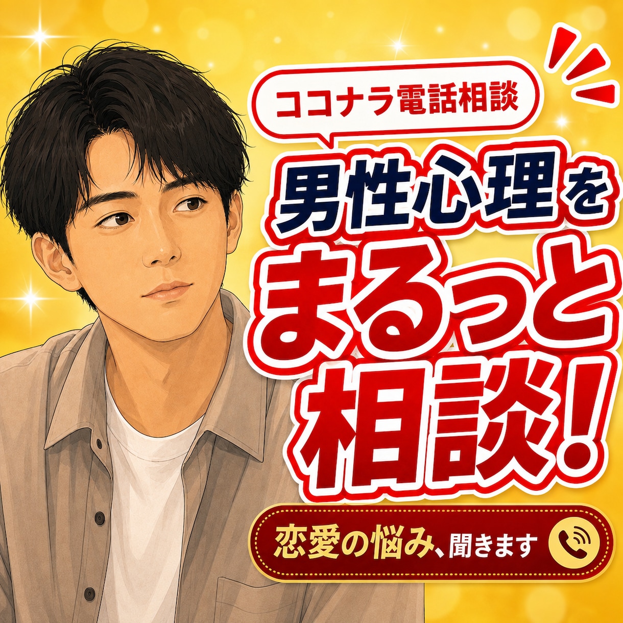 彼の本音を男性目線で読み解きます 相手のタイプとあなたが振り回される癖の両方を見ます イメージ1