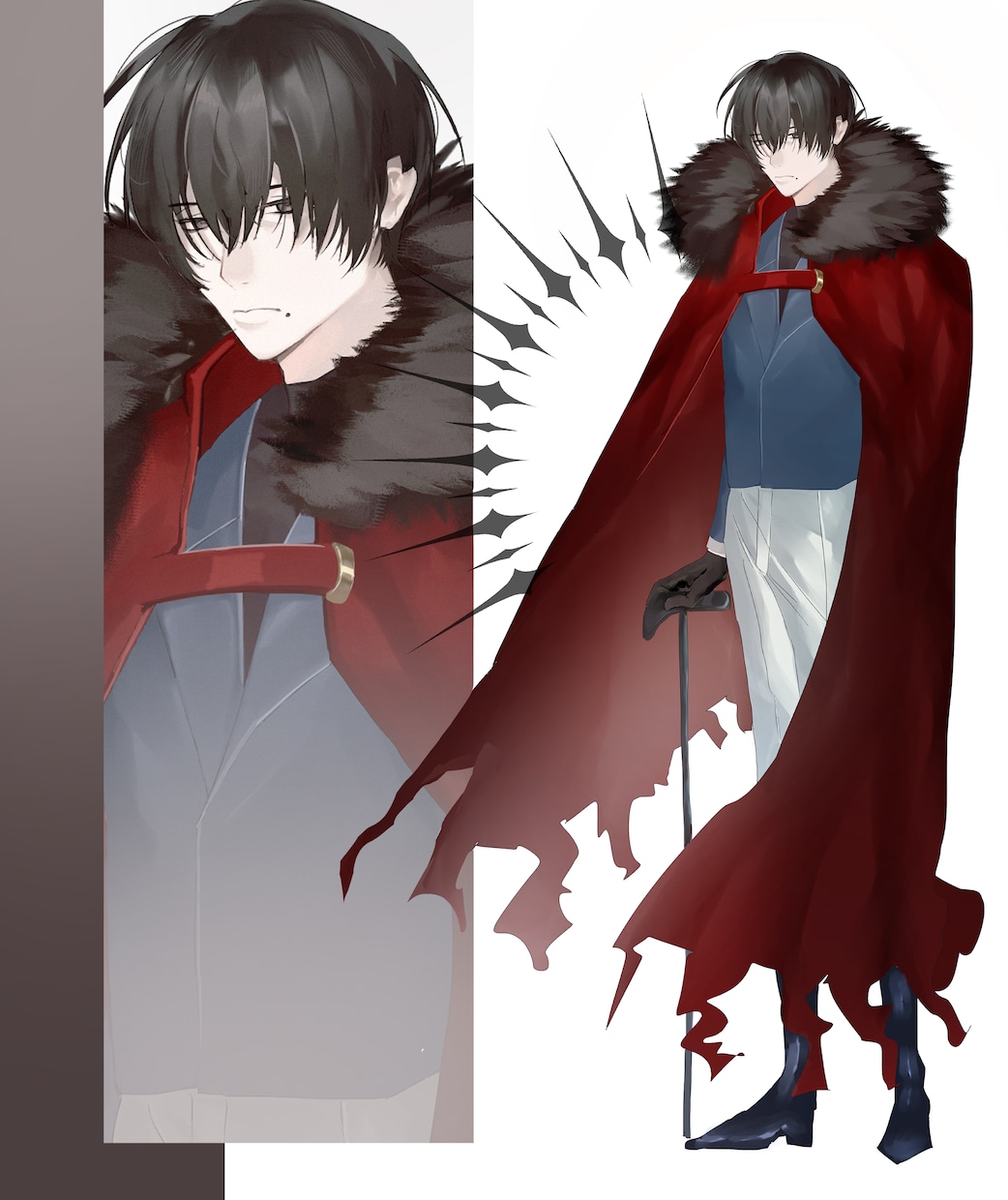 かっこいい男性のイラストを描きます 安価で丁寧で手早い！理想のキャラクターを誠心誠意で イメージ1