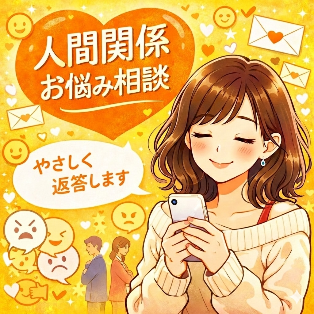 コラムニストが人間関係のお悩みに文章でお答えします ～「あなたが幸せになるヒント」を一緒に考えます～ イメージ1