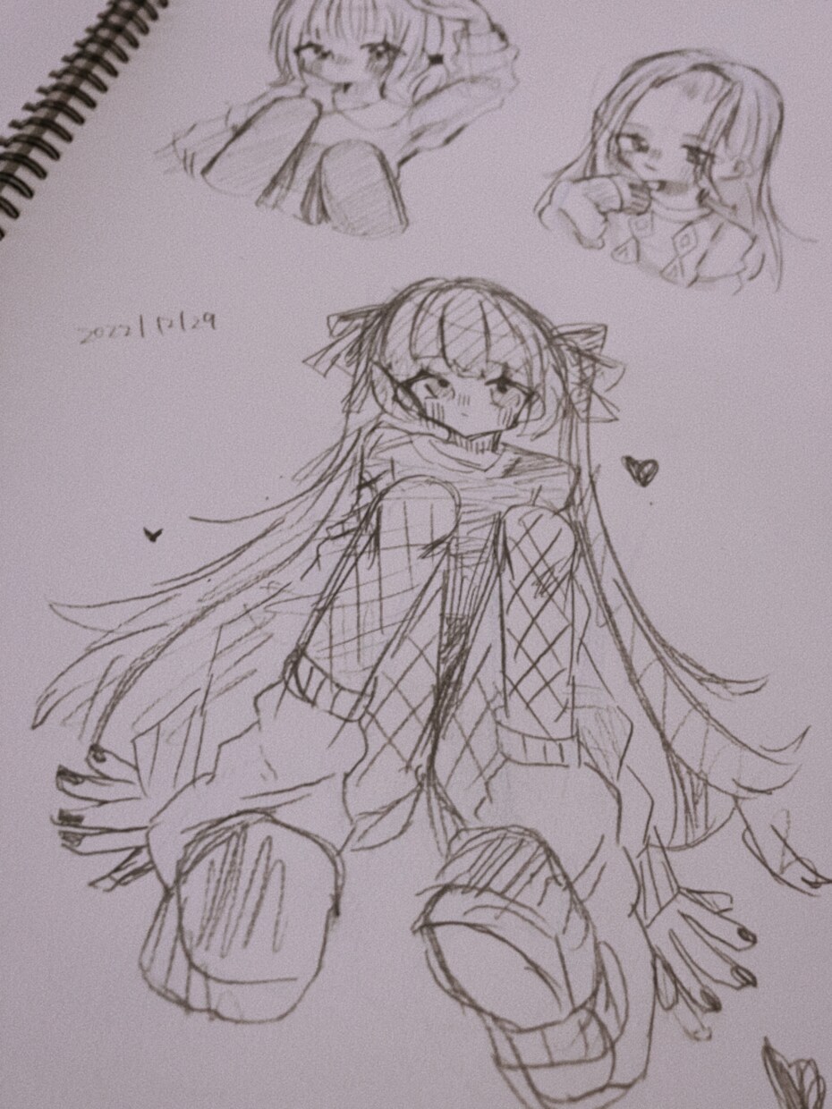 女の子のアイコンをお描きします ゆるふわろりろり、童顔、病み絵系が得意です！ イメージ4