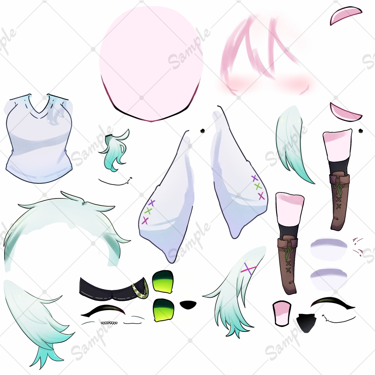 立ち絵.Live2D.他イラスト制作致します ご希望の納期に合わせられます！ イメージ6