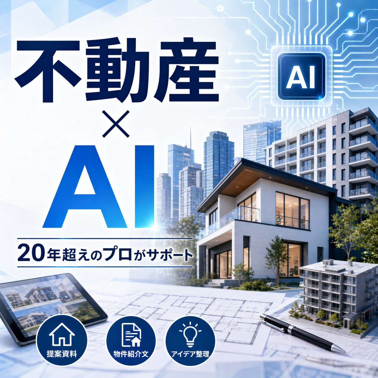 不動産のプロだけが知る本当に使えるAI活用教えます 不動産実務はお任せ！現場歴20年のノウハウで日々の業務改善 イメージ1
