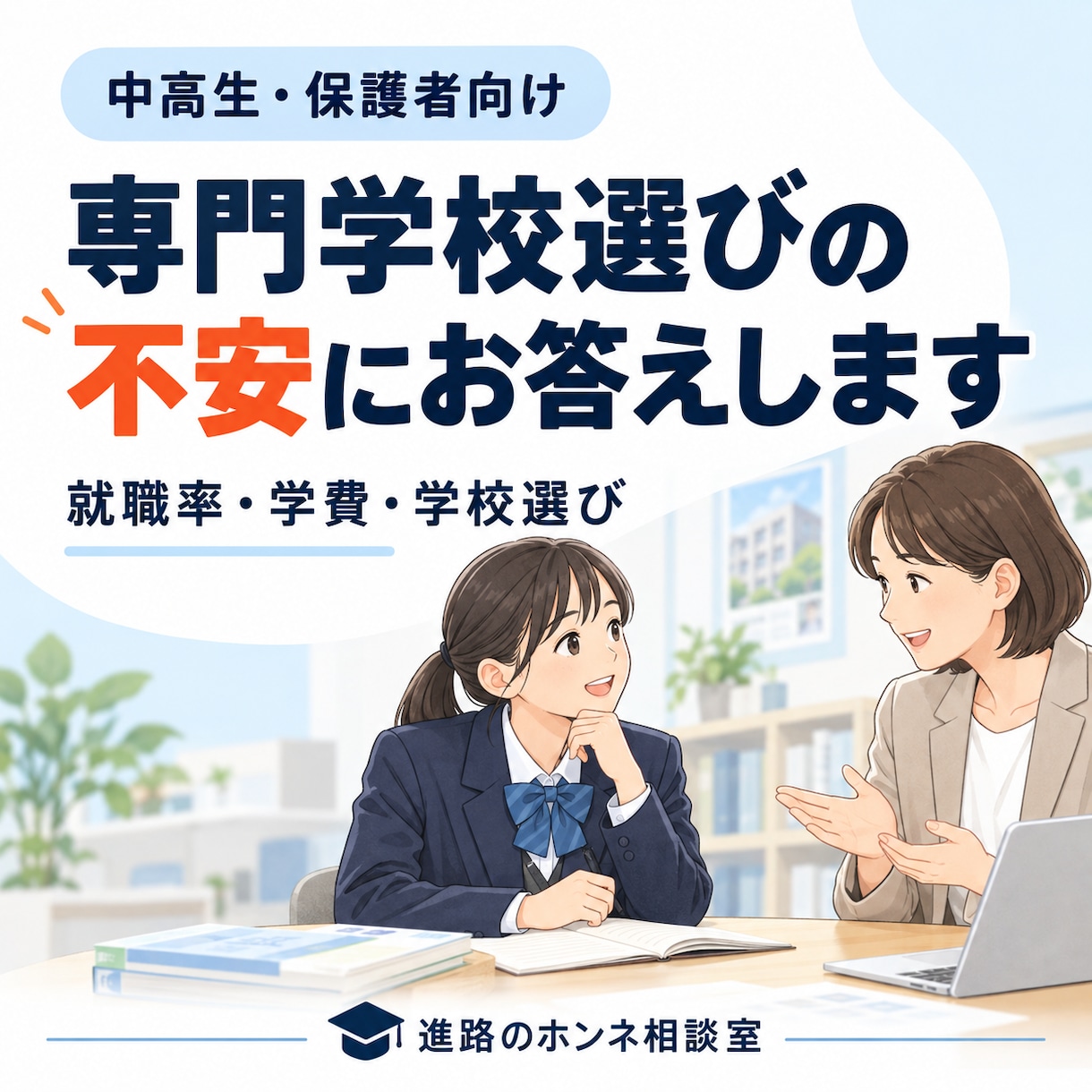 専門学校選びの疑問や不安にお答えします 就職率の実態・人気分野・学校選びの注意点まで解説！ イメージ1