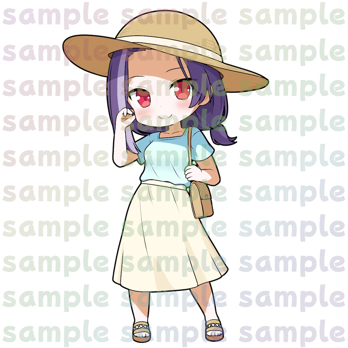 ミニキャラのイラスト描きます SNS、サムネ、グッズ用などかわいいミニキャラ描きます！① イメージ10
