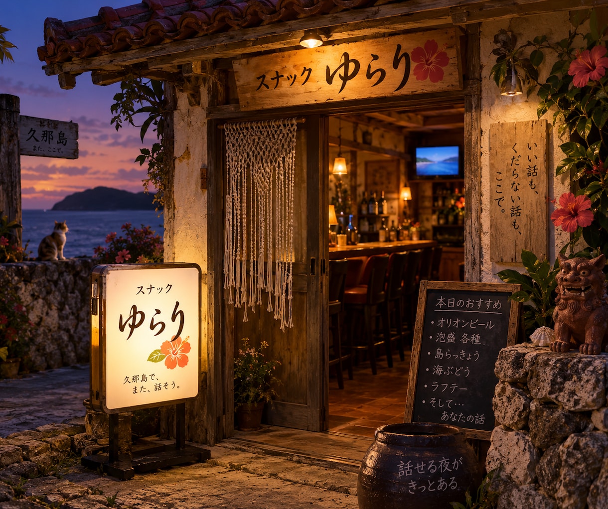 久名島のスナックのママが相談乗ります 久那島のスナック、あなたの席だけ空いてます イメージ4