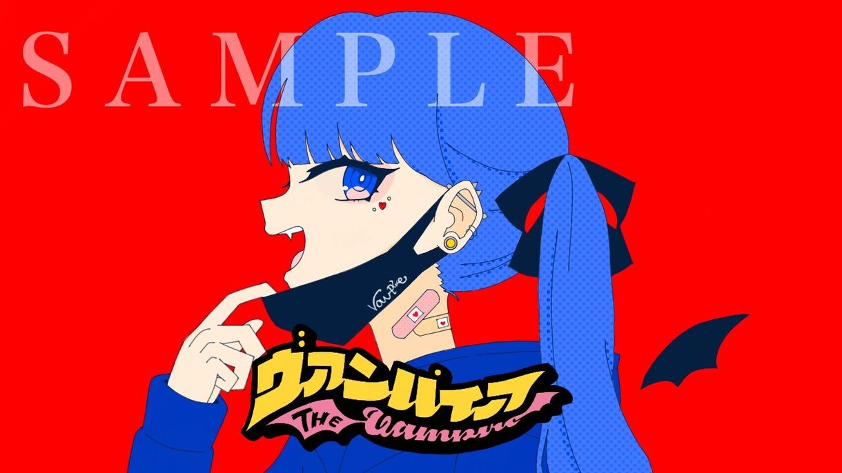 歌ってみた動画のイラスト描きます サービスタイトル通り歌ってみた動画のイラストを描きます イメージ1