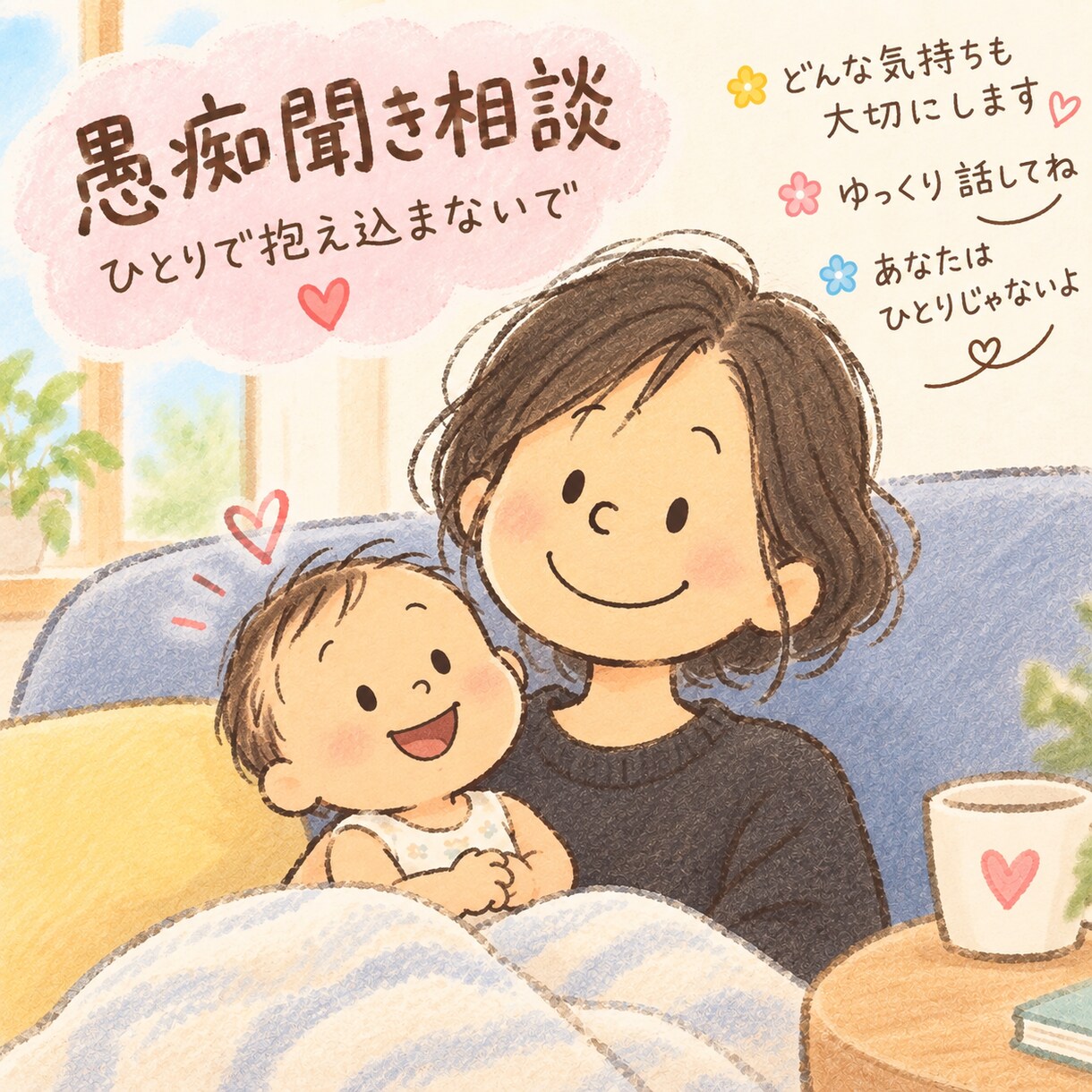 子育て中の疲れ・イライラ・愚痴そのままお聴きします 家族にぶつける前に、ここで一度モヤモヤを吐き出しませんか？ イメージ1