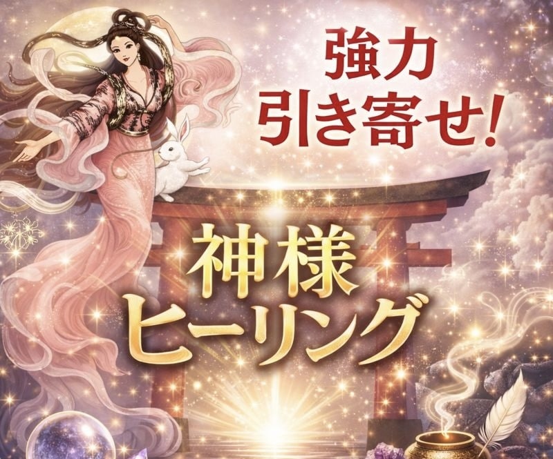 霊感×神様引寄せヒーリングで難しいお悩み解決します 恋愛、仕事、なんでもOK！霊感で鑑定＆ヒーリングで引き寄せ！ イメージ1
