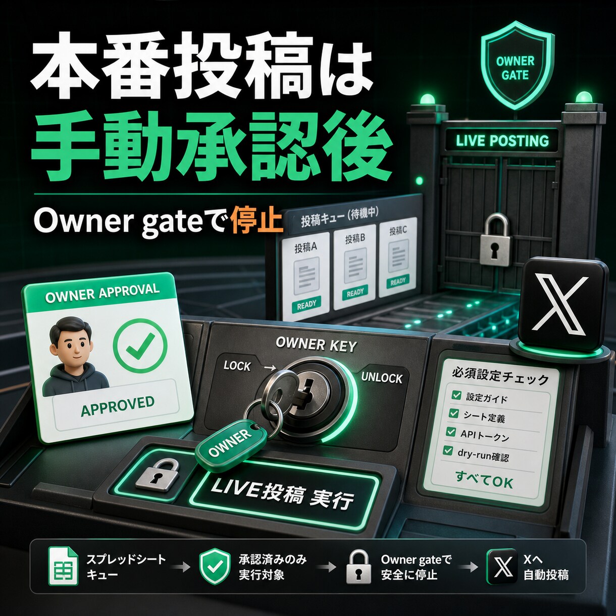 X投稿を自動で出すGAS導入をサポートします X投稿GAS導入を安全サポートします イメージ7