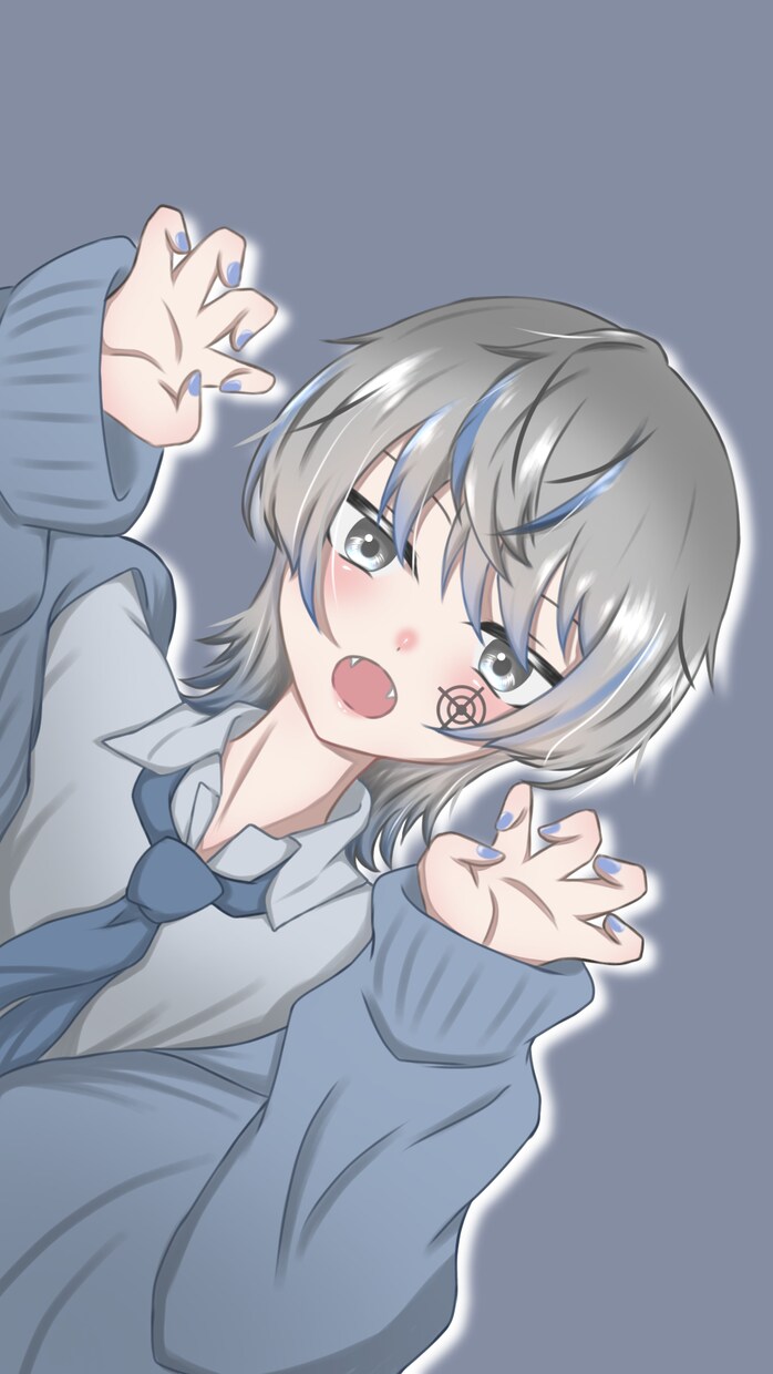 歌ってみたなどのサムネイルイラスト作成いたします 可愛くかっこよくあなたのキャラクターを描きます！ イメージ5