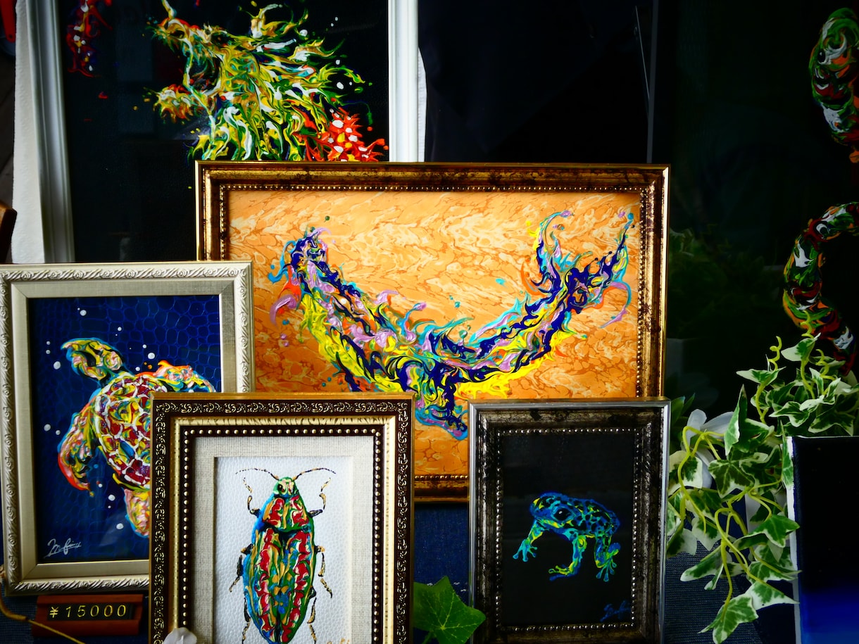 オーダーメイドの絵画作品作成します 墨絵、アクリル作品、なんでもOK!! イメージ1