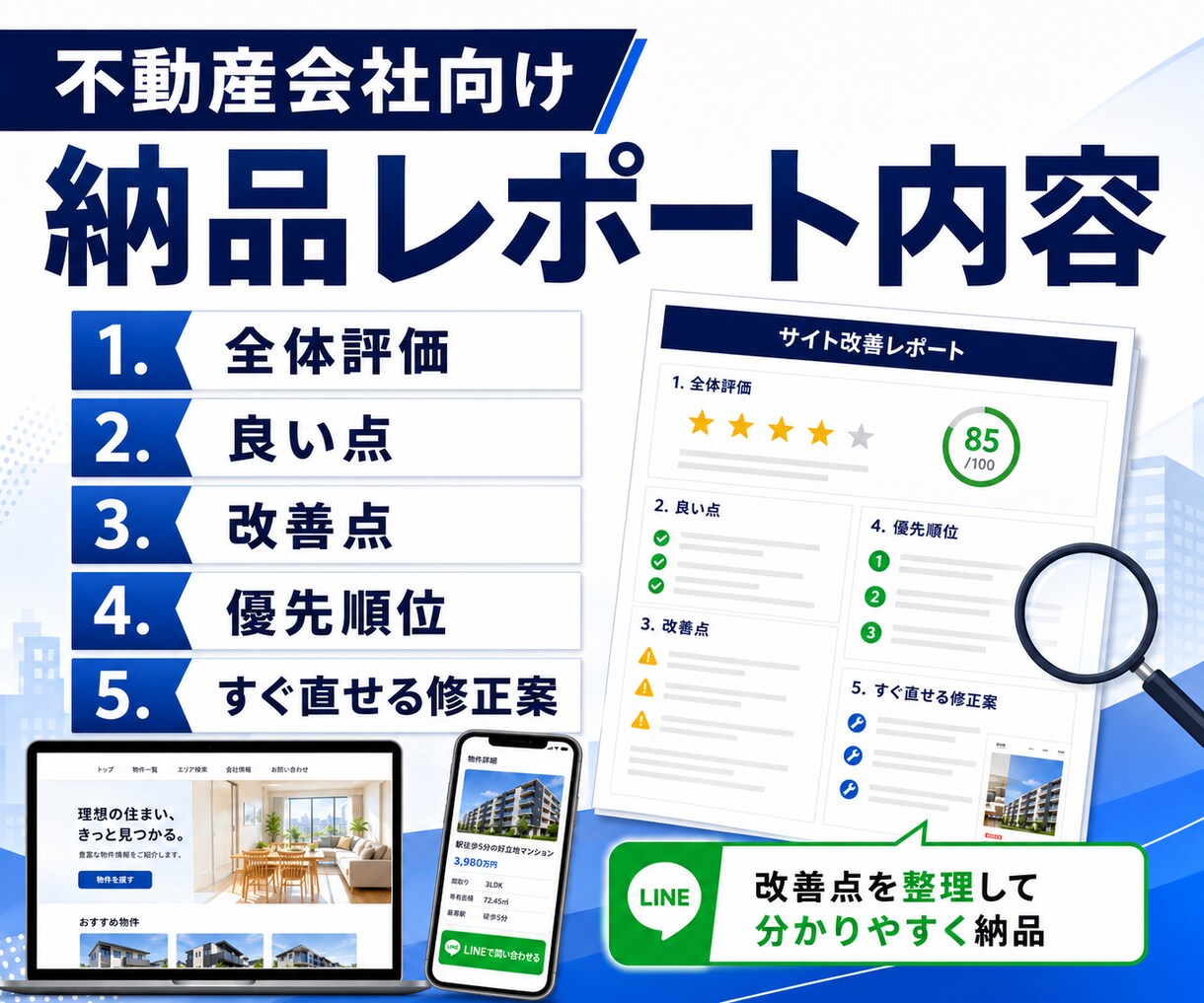 不動産会社HPの導線診断します 問い合わせにつながる改善点を提案 イメージ3