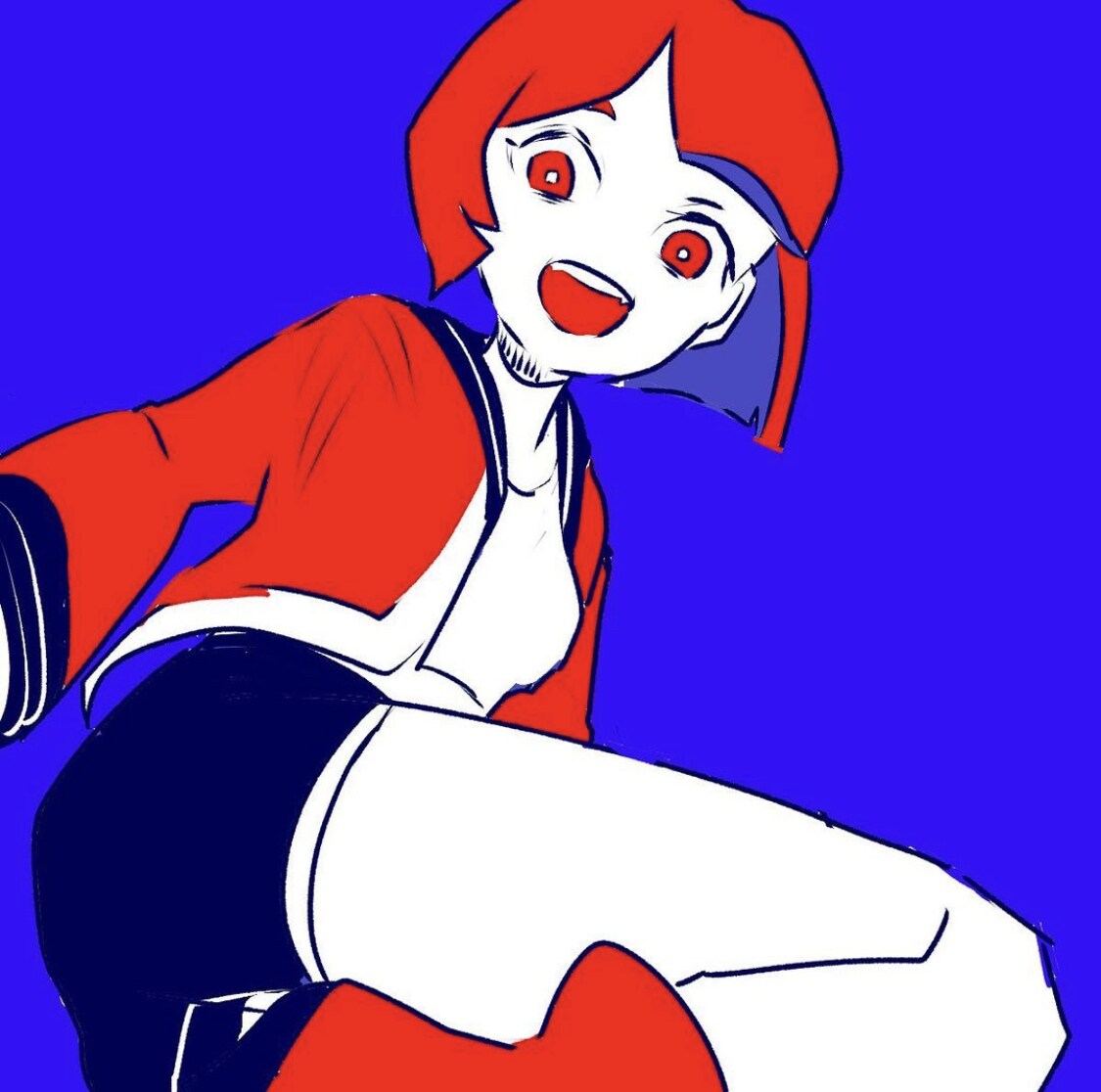 シンプルカラーの女の子描きます シンプルな色数で女の子を描きます！ イメージ1