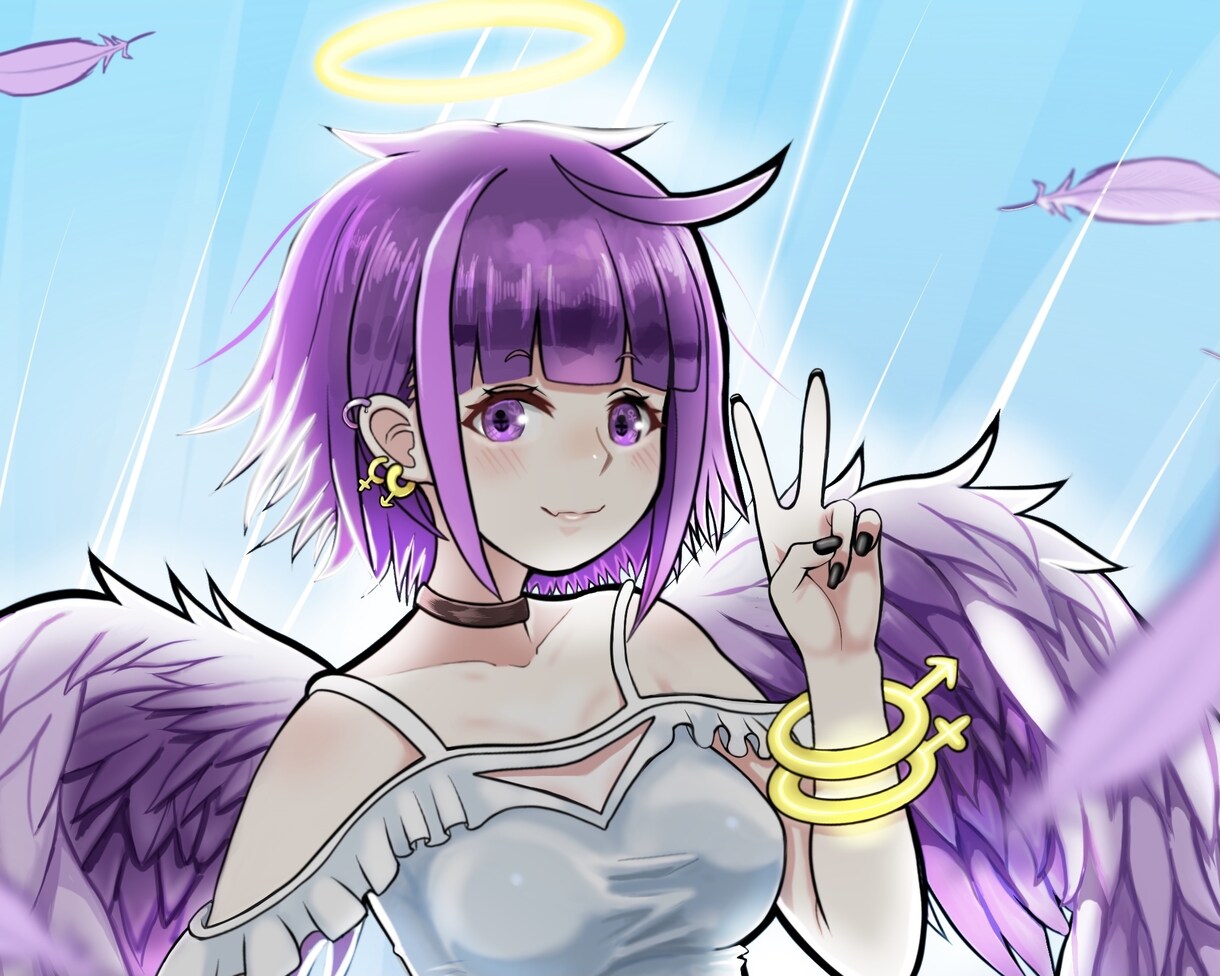アイコンや一枚絵、ロゴなどいろいろお描きします SNSなど、なんでも自由に使えてフォロワーが増えるかも！ イメージ1
