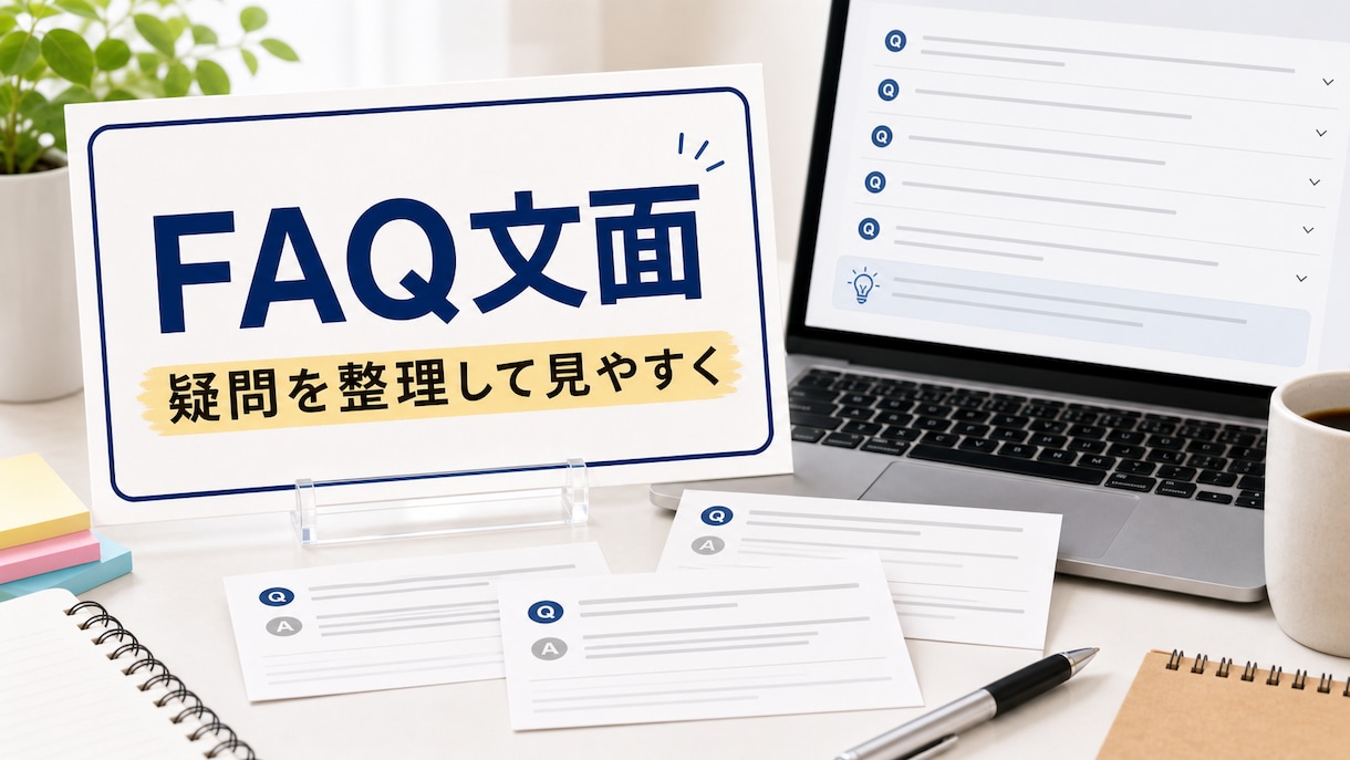 よくある質問を作ります 購入前の不安を減らすFAQへ整えます イメージ1