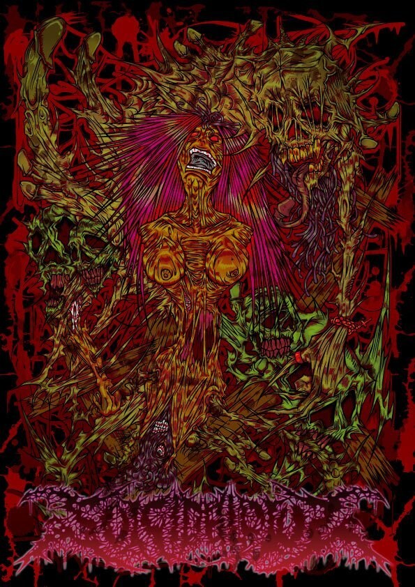 バンドロゴやCDジャケットイラスト描きます！ます ロック系やメタル系なハードなイラストタッチで彩ります！ イメージ9