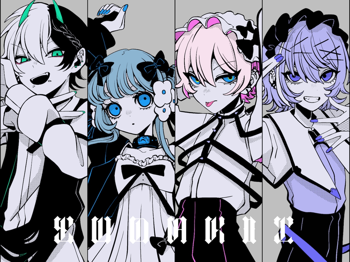 商用可！映える色彩の目立つイラスト描きます ☆目を引くイラストでCDジャケット、MV、Vtuberなど！ イメージ10