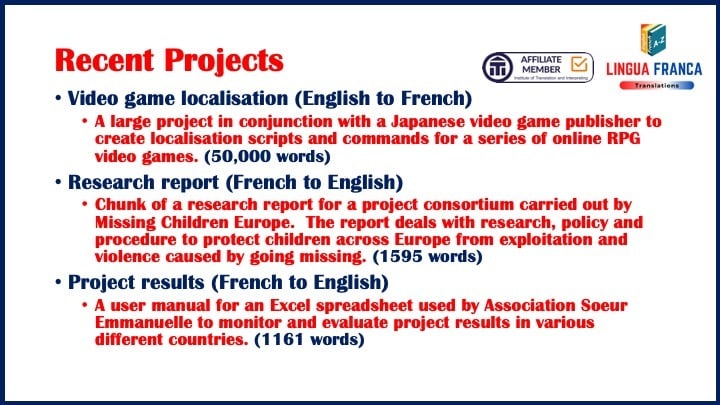 フランス語翻訳（現地人）します ⭐️経験豊富な現地人と共に翻訳⭐️ イメージ4