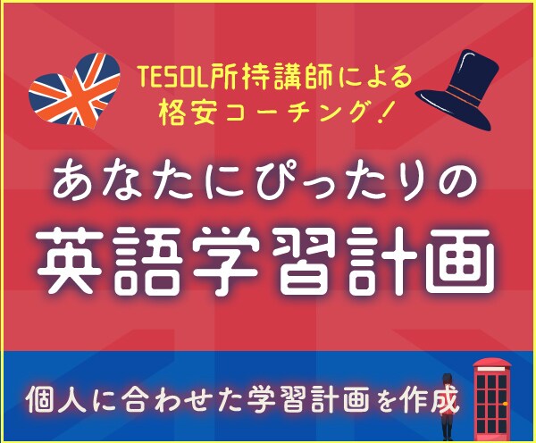 格安コーチング！貴方にぴたりの英語学習計画作ります TESOL所持・ロンドン大学・海外ビジネス経験者のコーチング イメージ1