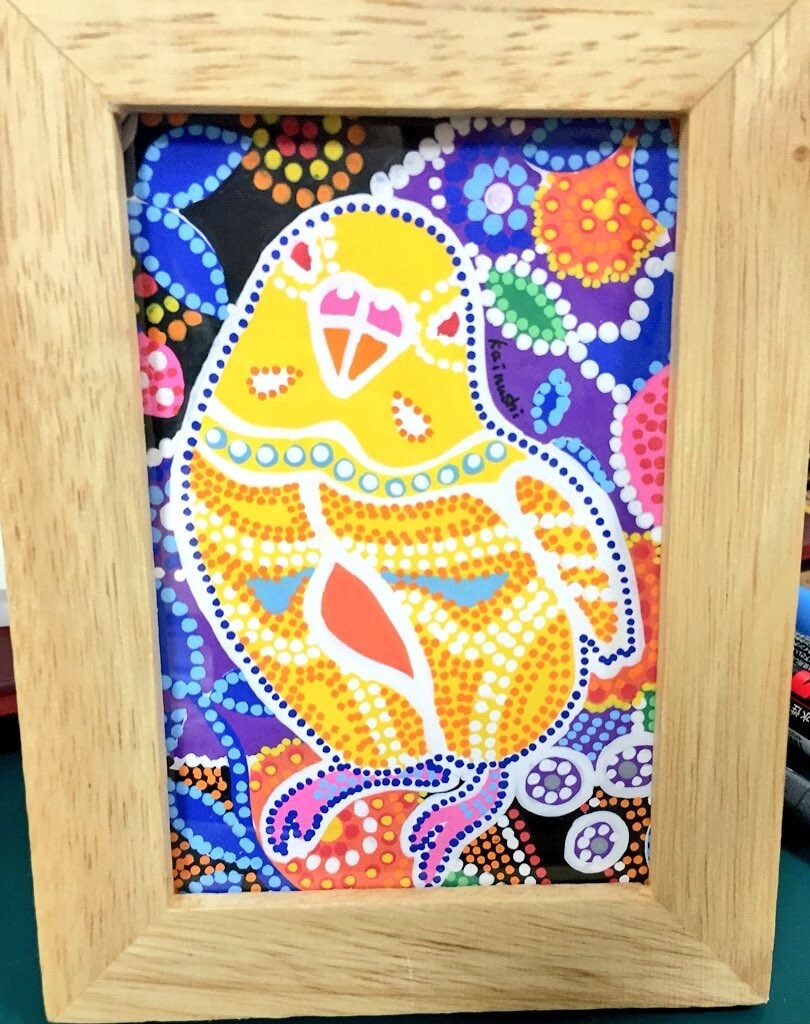 アボリジナルアート風に動物のイラストを描きます インパクト大！ヘッダーやアイコン、お部屋のインテリアなどに イメージ5