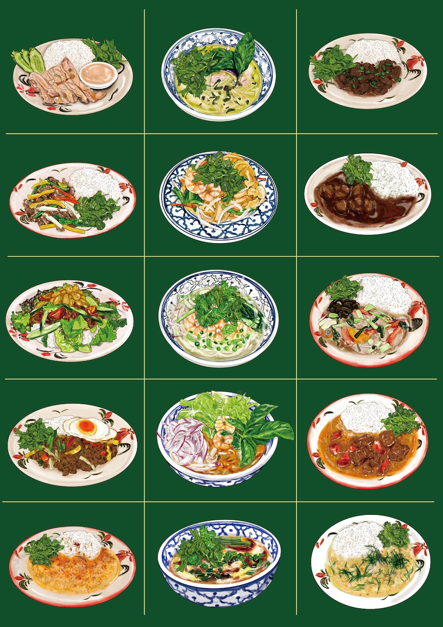 食べ物・飲み物イラスト描きます 飲食店向け！食べ物・飲み物、メニューイラスト、SNS広告画像 イメージ1