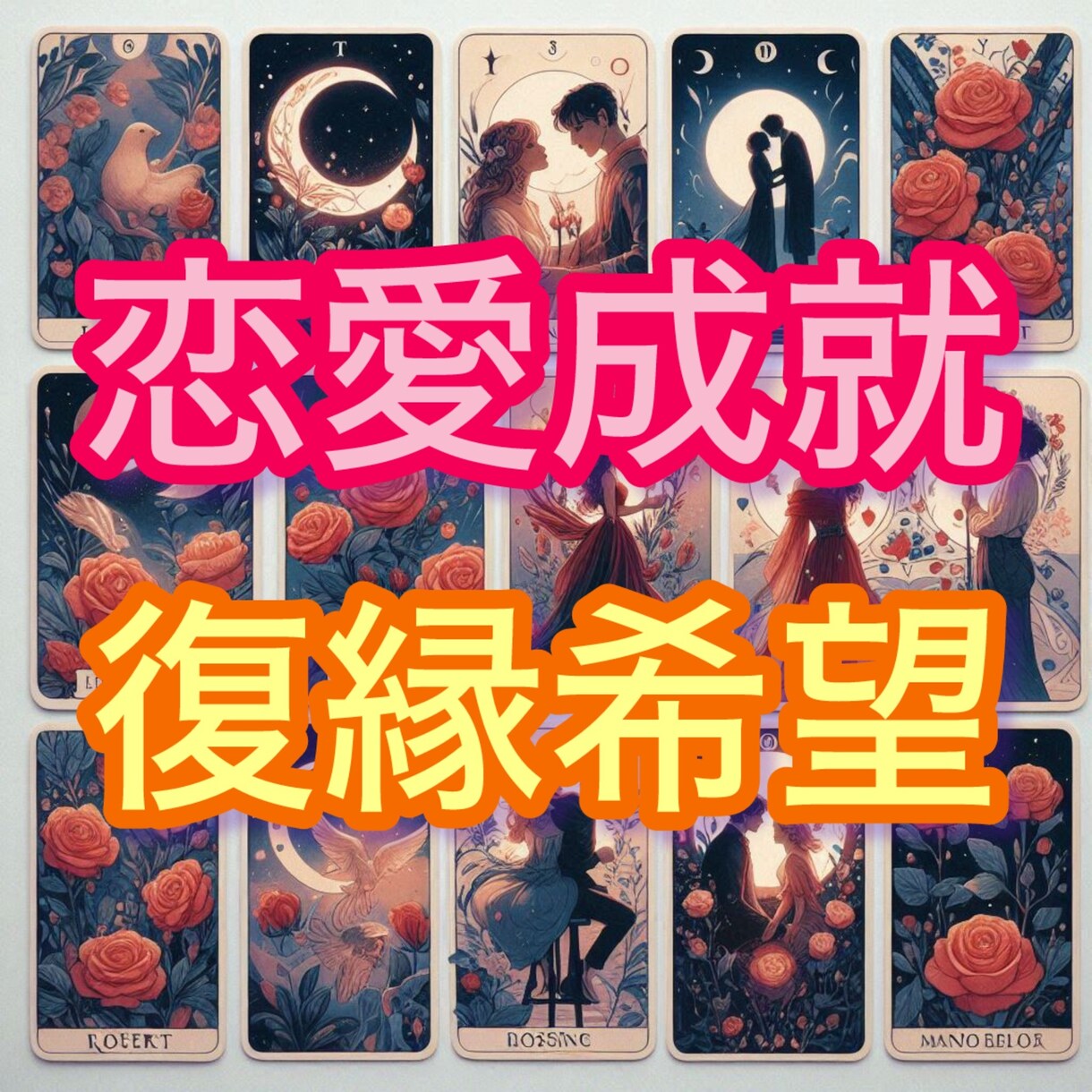 恋愛のお悩み占います 料金気にしなくてOK！納得いくまで鑑定！(1～6枚) イメージ1