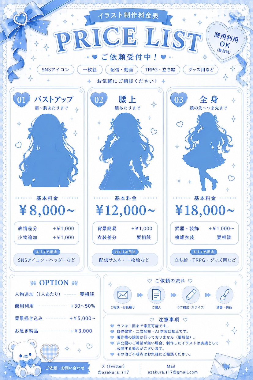 一枚絵、アイコン、キャラデザなど幅広く対応します あなたの思い描く理想を形にします イメージ2