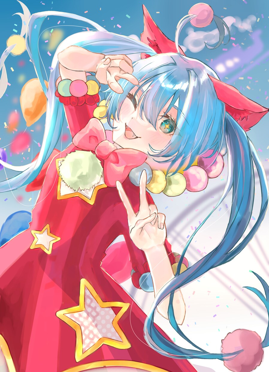 歌ってみた動画のMVイラスト【格安‼️】で描きます ハイクオリティな、可愛いMVイラストを格安で！ イメージ3