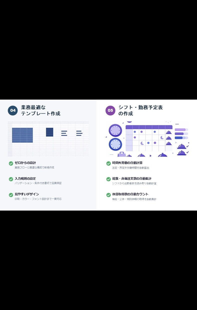 Excel効率化・自動化します A型ならではの整理力と細部まで整った品質 イメージ7