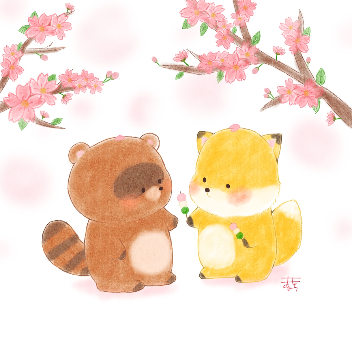 ほんわか可愛い！絵本のようなイラスト描きます 挿絵・グッズ・SNS・ヘッダーに可愛いイラストお任せ下さい イメージ8