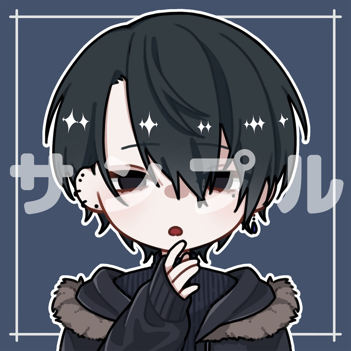 オリキャラデフォルメ化アイコンを作ります オリキャラを可愛くデフォルメ化！アイコンにしてお届けします！ イメージ7