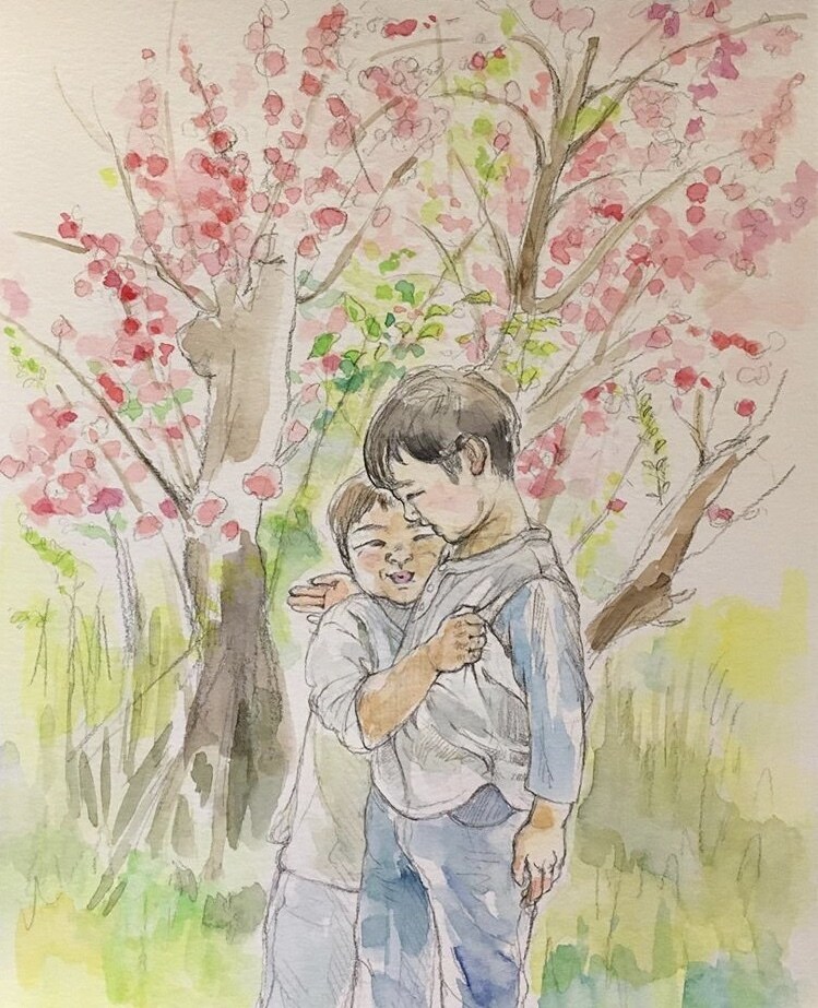 お気に入りの写真を水彩画に。原本をお渡しします 家族・友人・恋人との記念を鮮やかな絵画で残そう イメージ3